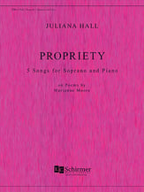 Propriety Vocal Solo & Collections sheet music cover